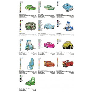 Collection 13 Disney Cars Embroidery Designs 02